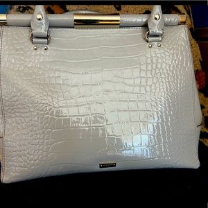 Kate Spade Constance Knightsbridge Croc Embossed Leather Satchel